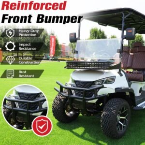 SDLANCH 6-Seater Electric Golf Cart – in-use lifestyle view